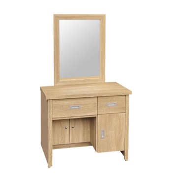 AS DESIGN 雅司家具-少懷2.7尺鏡台-80.6*40.8*152.2cm-2色可選