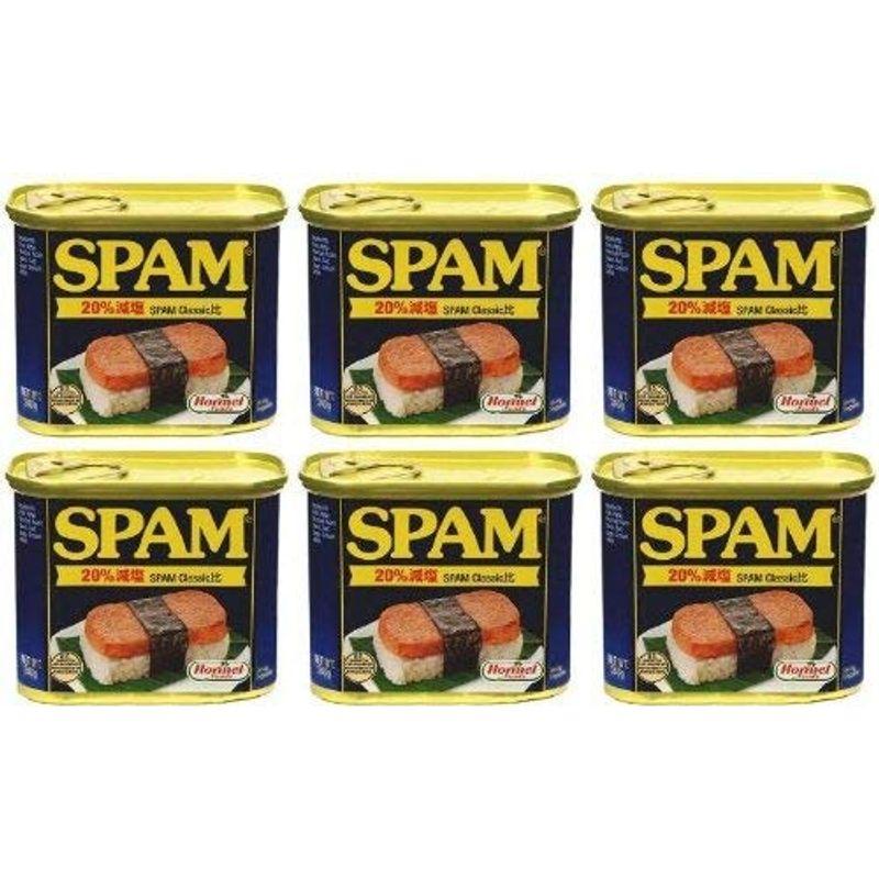 SPAM 減塩スパム 沖縄仕様 6缶パック 340グラム (x 6)