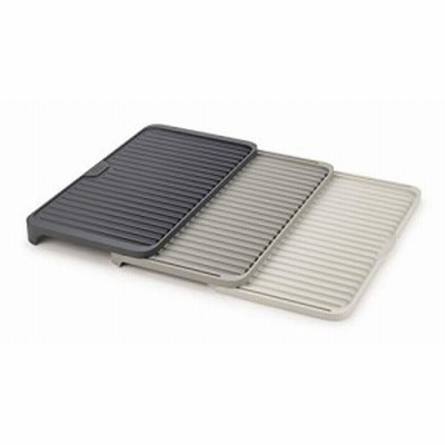 Joseph Joseph (ジョセフジョセフ) ティア 広げられる水切りボード グレー ワンサイズ