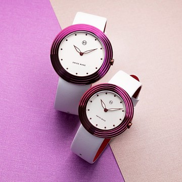 NOVE 瑞士超薄皮帶腕錶A016-01/B013-01