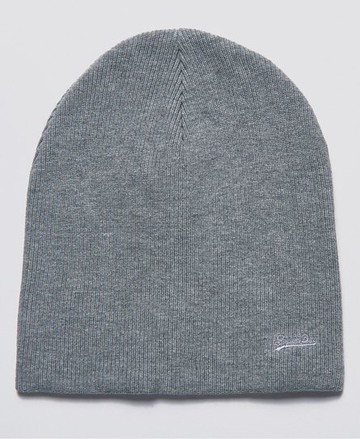 Superdry Men's Men's Vintage Logo Beanie Light Grey / Light Grey Grit - Size: 1SIZE