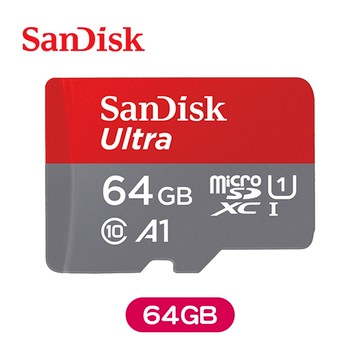 SanDisk Ultra Micro SDHC 150MB C10 U1 記憶卡 紅灰 (64/128/256/512GB)