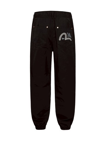 Hide-and-Seek Godhead and Seagull Embroidery Loose Fit Joggers