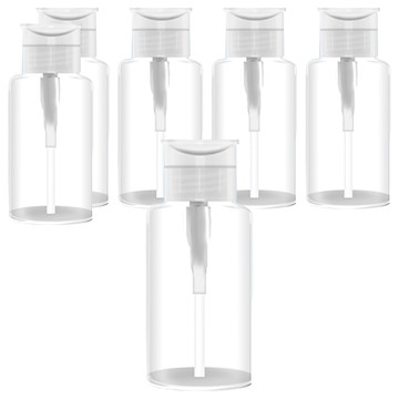 化妝水壓取分裝瓶 100ml  6個  Clear