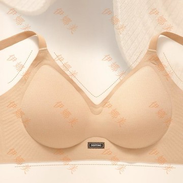 【臺灣出貨👙】狠上託無磁無痕內衣女薄款小胸聚攏防下垂收副乳固定杯舒適文胸罩【伊娜美】