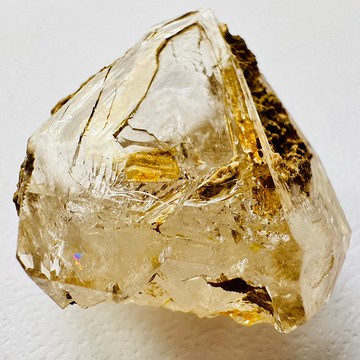 巴基斯坦黃泥骸骨水晶 紫17 多窗彩虹骨幹水晶開窗 原石原礦 寶石