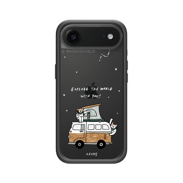 iPhone Air Mod NX -邊框背蓋組合 (相機按鈕) 黑 - 小犬工作室 The little K9s - 看山小犬：一起去露營吧