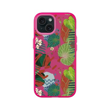 iPhone 15 Clear 粉漾桃 - 花生騷 WasangShow - 熱島嶼植