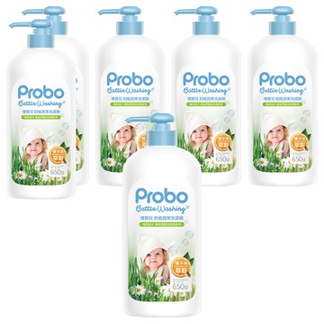 Probo 博寶兒 奶瓶蔬果洗潔精 650g 玉米萃取 植萃成分 溫和中性  6瓶
