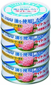 いなば 油を使用しないライトフレーク 4缶パック