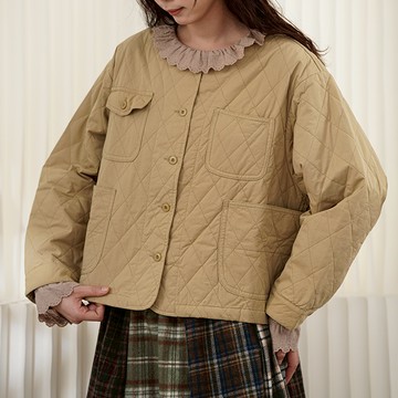 多口袋圓領外套927471