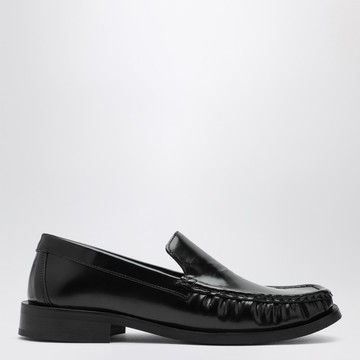 Black leather Micahel moccasins