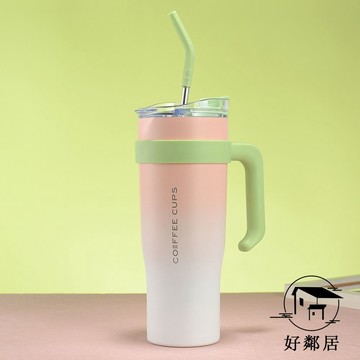 臺灣出貨🔥水具系💧手持冰霸杯 水杯 保溫杯 大容量水杯 霸冰霸杯大容量水杯漸變色304不鏽鋼保溫杯便攜車載汽車杯HLJ