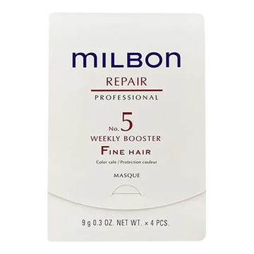 MILBON 哥德式護髮系列潤活護髮No.5 適用一般粗硬髮質 深層滋潤 4入  1組  36g