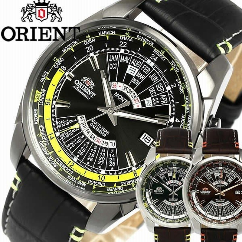 Orient オリエント 腕時計 ウォッチ メンズ 自動巻き 機械式 オートマチック クロノグラフ 10気圧防水 日本製 Made In Japan カレンダー Seu0b00 通販 Lineポイント最大0 5 Get Lineショッピング