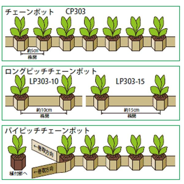 チェーンポット 播種育苗用資材 日本甜菜製糖 CP-303