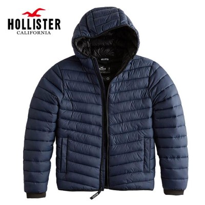 HOLLISTER*ホリスター*US:XXL/ブラック/フェイクファー中綿JKT