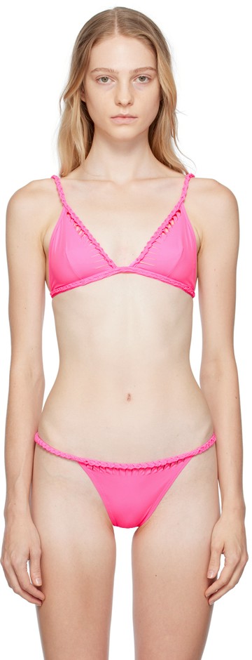 Agent Provocateur 粉色 Sofi 比基尼上装