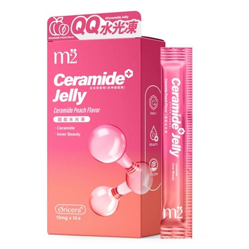 m2美度超能水光果凍10入-水蜜桃