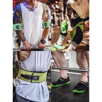 pr輪子哥加壓纏繞專業健身舉重男臥推手肘護具力量舉支撐護腕護肘