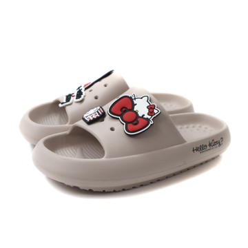三麗鷗 Sanrio Hello Kitty 凱蒂貓 休閒拖鞋 女鞋 卡其色 924003 no161