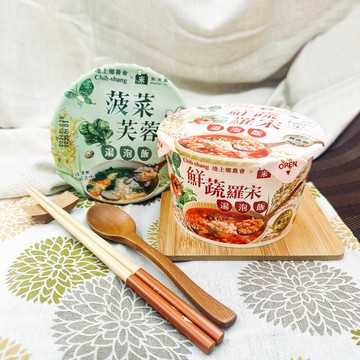 【池上鄉農會】湯泡飯 菠菜芙蓉123g/鮮蔬羅宋146g