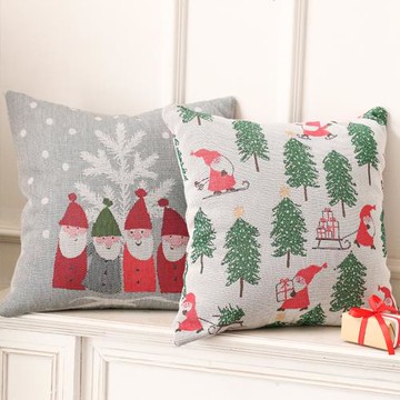 ekelund抱枕全棉提花靠墊客廳沙發靠墊床頭靠背墊可拆洗抱枕套