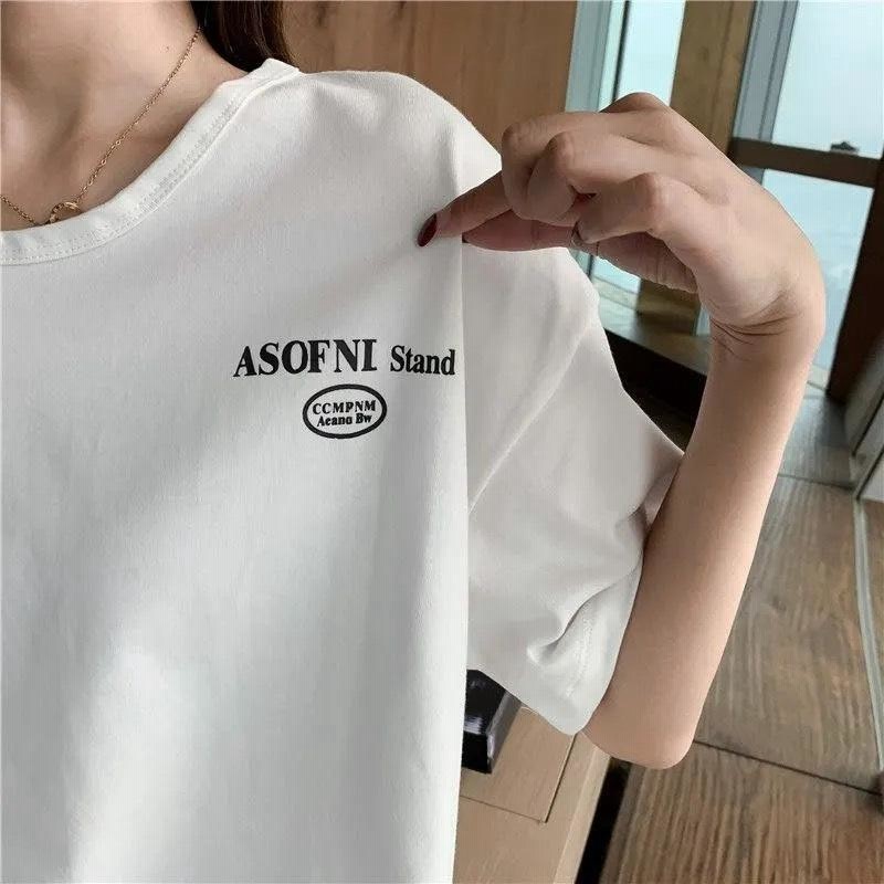半袖Tシャツ 半袖 レディース 可愛い 英文字 女性Tシャツ ティシャツ 