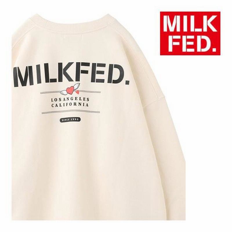 トレーナー スウェット スエット ミルクフェド MILKFED STENCIL HEART