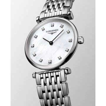 LONGINES 浪琴 嘉嵐系列鑽石女錶 年終送禮-24mm L4.209.4.87.6