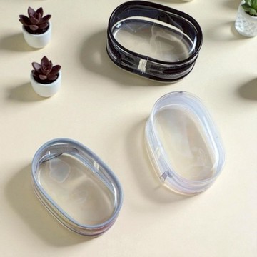 透明收納包 數據線耳機盒 旅行外出小物袋 毛絨娃娃防塵袋 USB線材整理盒【現貨】