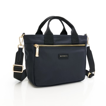 尼龍系列 輕巧手提小方包 丈青色 防潑水尼龍 多用背法