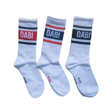 [凱美棉業] 10雙組 隨機出色 MIT台灣製 精梳棉2/2純棉女襪 雙條英字款 襪字 短筒襪 小腿襪