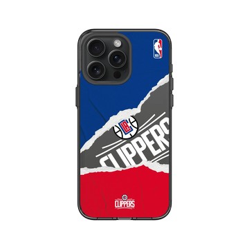 iPhone 15 Pro Max Clear 酷墨灰 - NBA - 熱血系列-洛杉磯快艇 L.A Clippers - Sweat and Tears