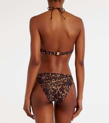 Nili Lotan Leopard-print bikini bottoms