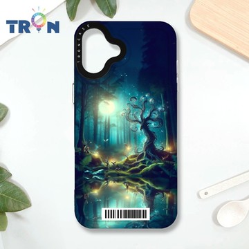 TRON IPHONE 16 PLUS 奇幻森林系列 防摔 MAGSAFE 磁吸 太空載具殼 透白 手機殼