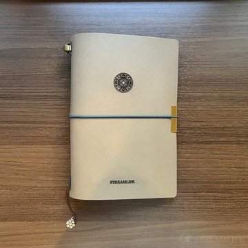 黑濯Streamlife - 皮革書衣 - 宇宙漫遊 - B6 - 奶茶灰