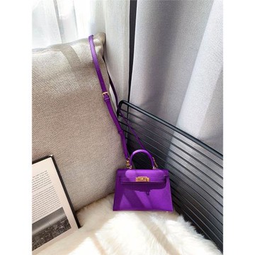 斜挎包女包2025新款手機包紫色包包女款手提包夏日斜挎小包凱莉包