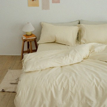 翔仔居家 純棉 100%有機棉 薄被套 / 鋪棉兩用被套【栗木】被套 棉被 兩用被 素色 純色 素面