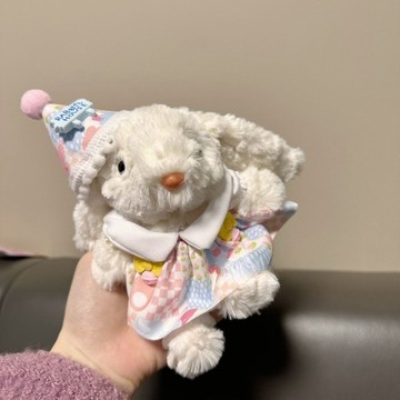 風度嚴選 ❤️ 可愛垂耳兔掛件 玩偶公仔鑰匙扣 包包掛飾 毛絨兔子玩具 生日套裝 交換禮物 高顏值可愛掛件 鑰匙扣