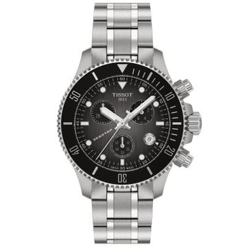 TISSOT天梭 官方授權 Seastar 1000 300米 海洋之星 潛水計時石英腕錶 推薦 送禮 畢業禮物 38mm/T1202171106100