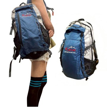 ~雪黛屋~EYE 後背包大容量27L胸前護腰雨罩可拆弓形背架超輕高防水尼龍布HEYE271