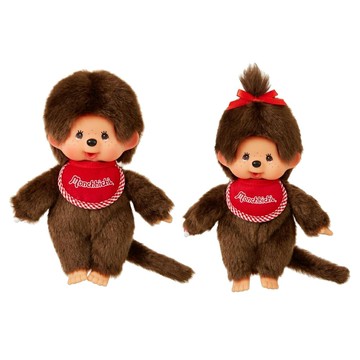 真愛日本 限定 經典 蒙奇奇娃 S 蒙奇奇 Monchhichi 夢奇奇 男孩 女孩 娃娃 玩偶 收藏