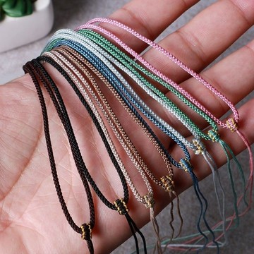 ?曼波繩? DIY編織曼波繩吊繩簡約翡翠掛繩玉佩項鏈繩男女調節掛墜繩吊墜 海鷗