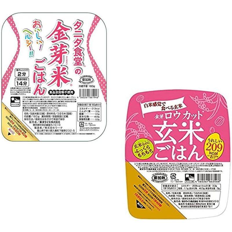 東洋ライス タニタ食堂の金芽米6食 金芽ロウカット玄米ごはん6食 合計 12食