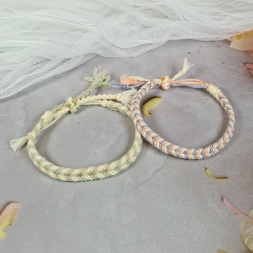 棉線手繩 情侶手繩  客製化手繩 情侶手鍊 生日禮物 SB-2503