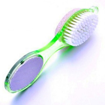 dp238多功能四合一磨腳器(磨腳石+洗腳刷+粗細去腳質光滑銼)