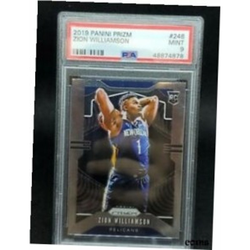 トレーディングカード 2019-20 Panini Prizm ZION WILLIAMSON RC #248 Rookie Pelicans PSA  10 GEM MINT クリアランス売上