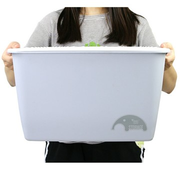 大號塑料整理箱收納箱床底箱儲物箱衣服內衣玩具桌面有蓋收納盒