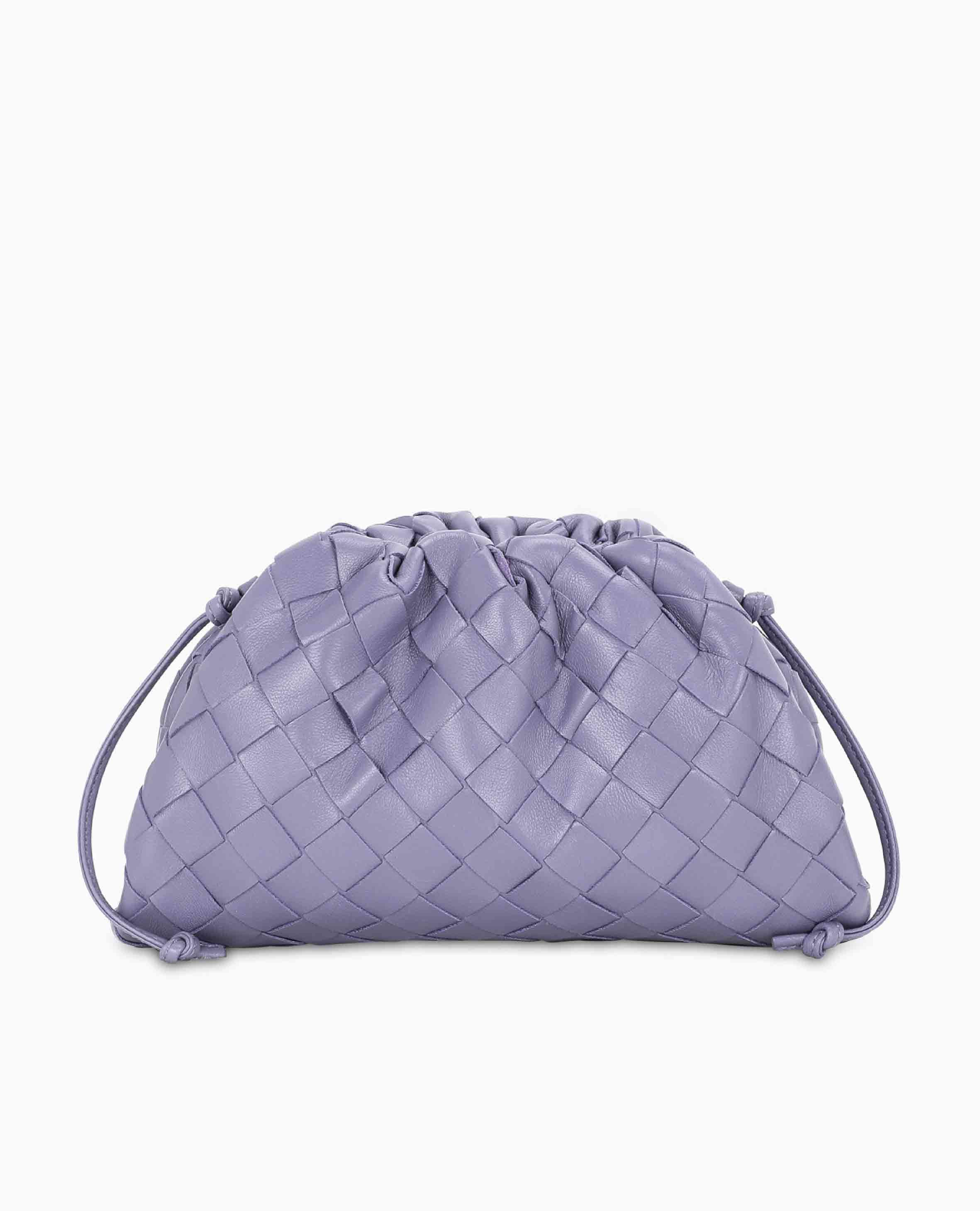 BOTTEGA VENETA INTRECCIATO 迷你Pouch手拿包 /薰衣草紫